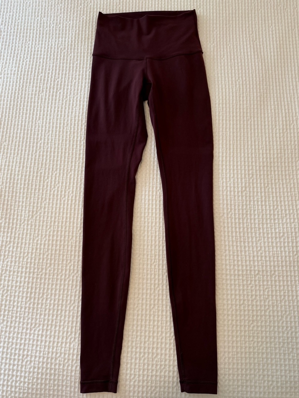 Lululemon High-Waist Leggings in Burgundy Size 4